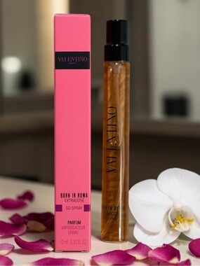 Valentino BORN IN ROMA DONNA EXTRADOSE LE PARFUM 10 ml Travel Spray - NIB